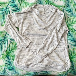 Maurices snap neck sweater